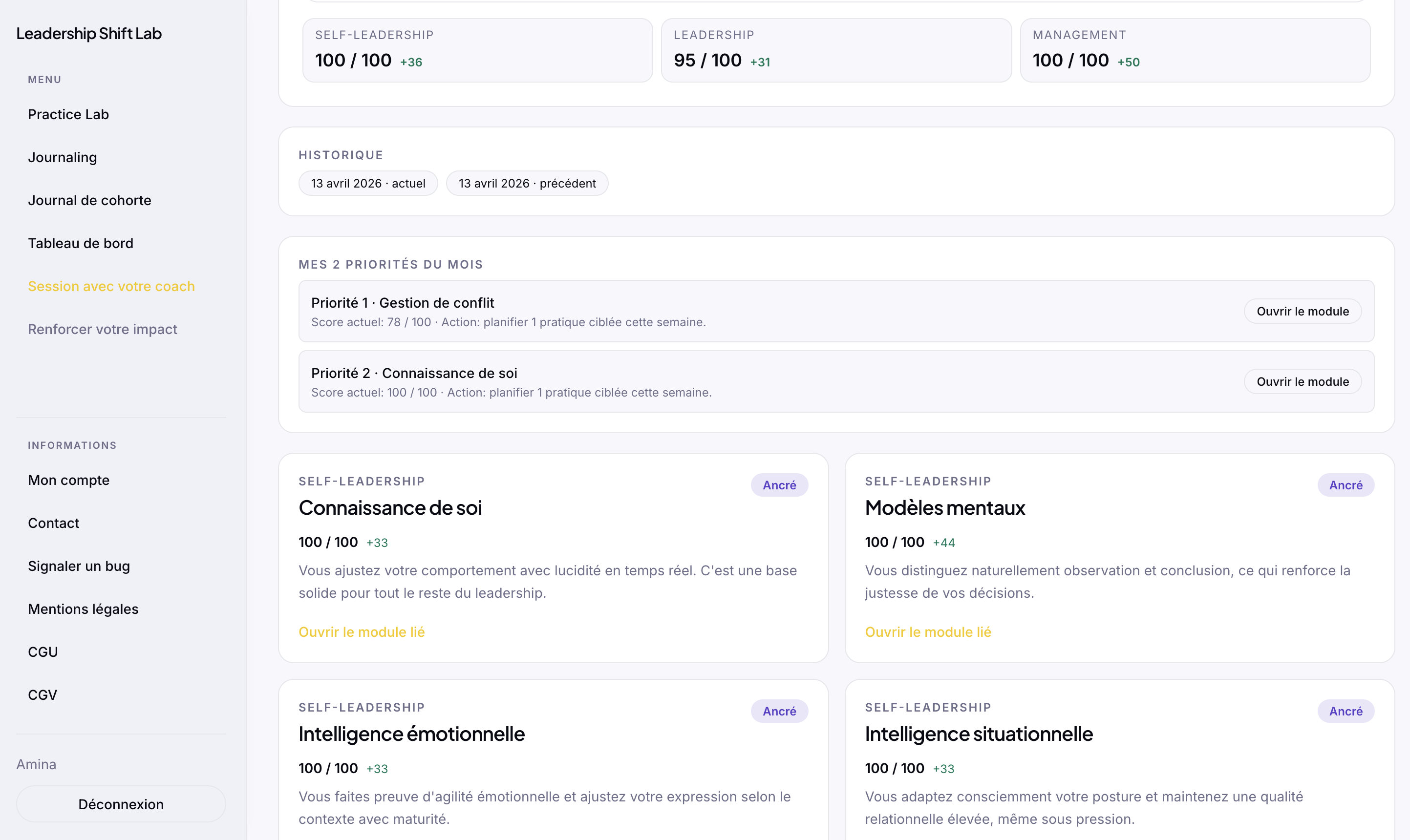 Aperçu Leadership Shift Lab