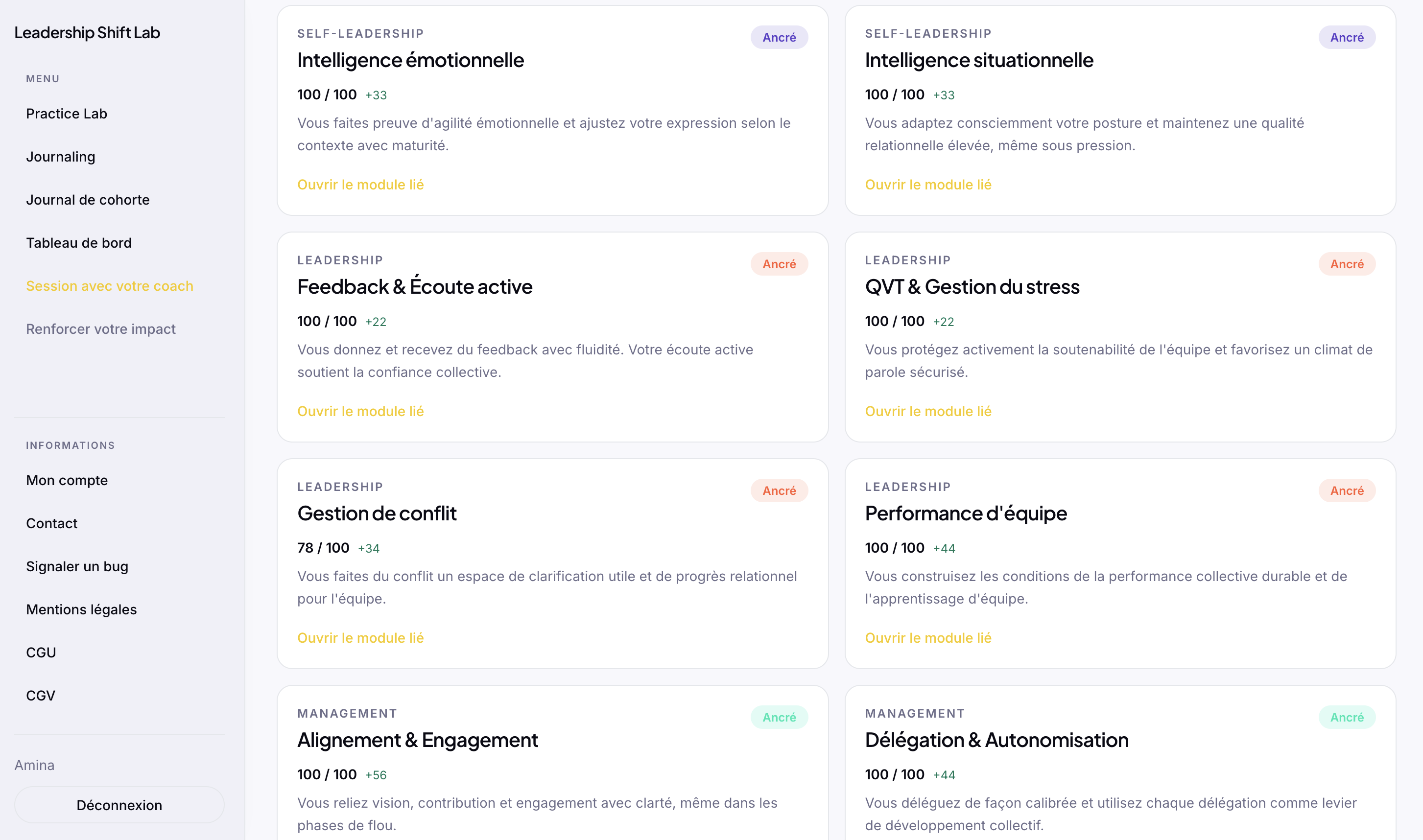 Aperçu Leadership Shift Lab