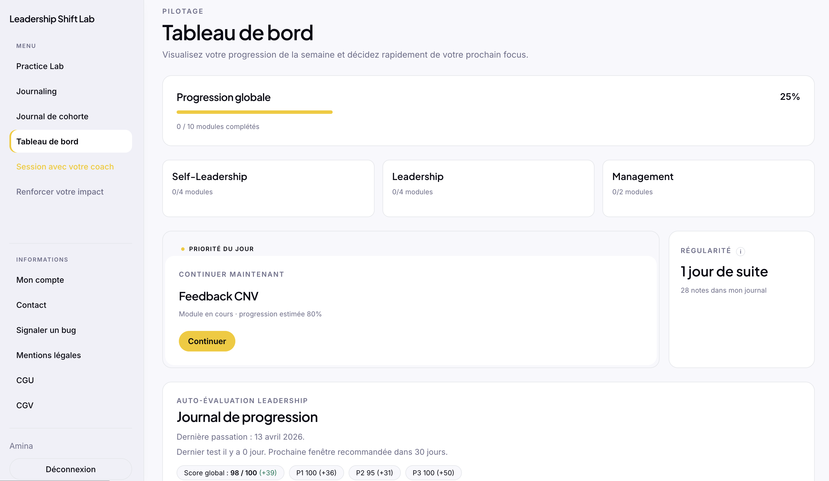 Aperçu Leadership Shift Lab